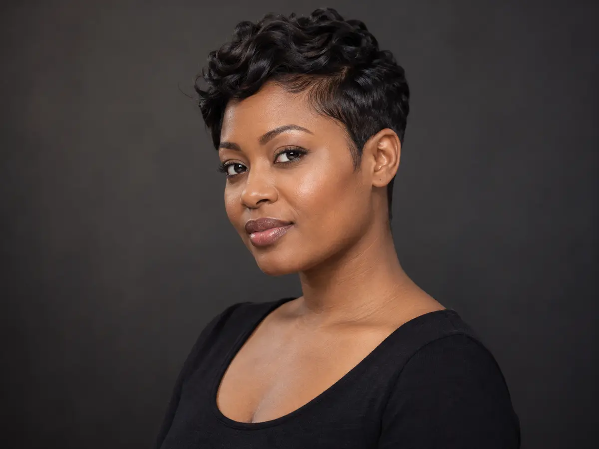 Textured pixie hairstyle inspiration — A short pixie with soft, sculpted texture.